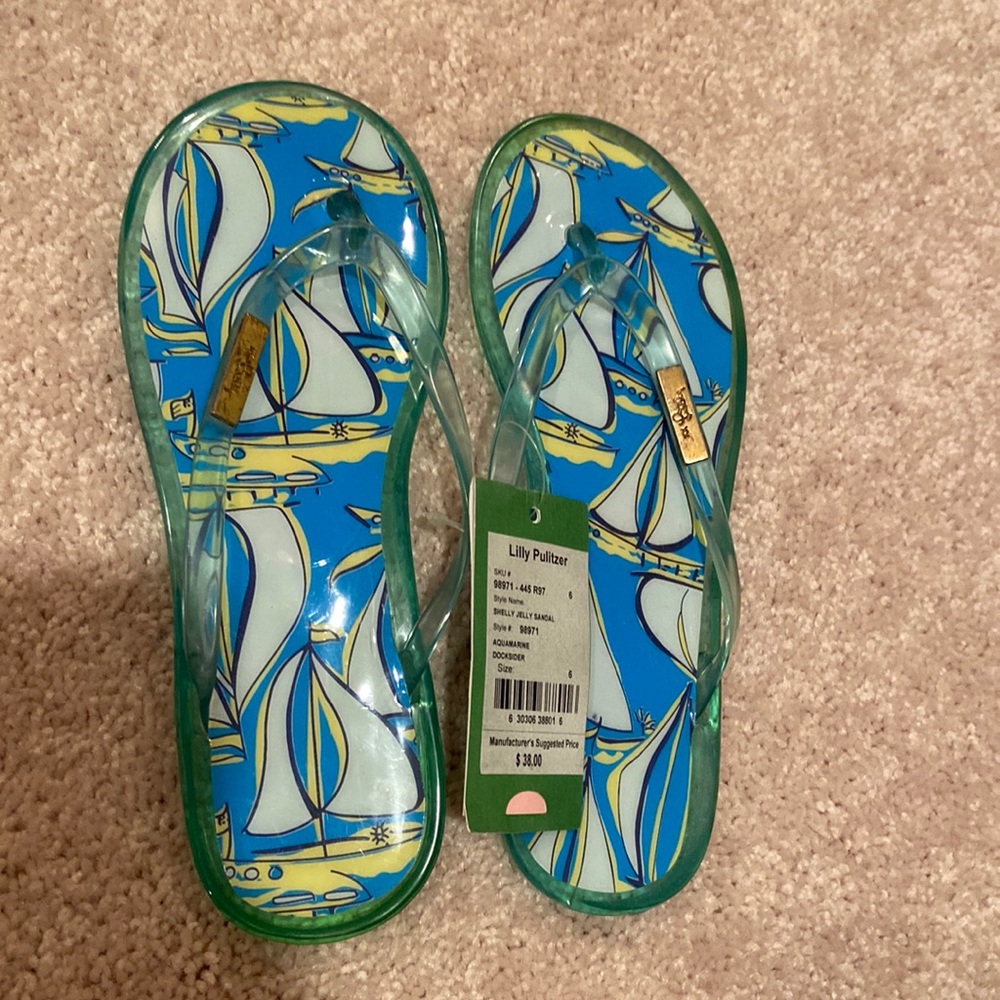 NWT Lilly Pulitzer jelly sandal